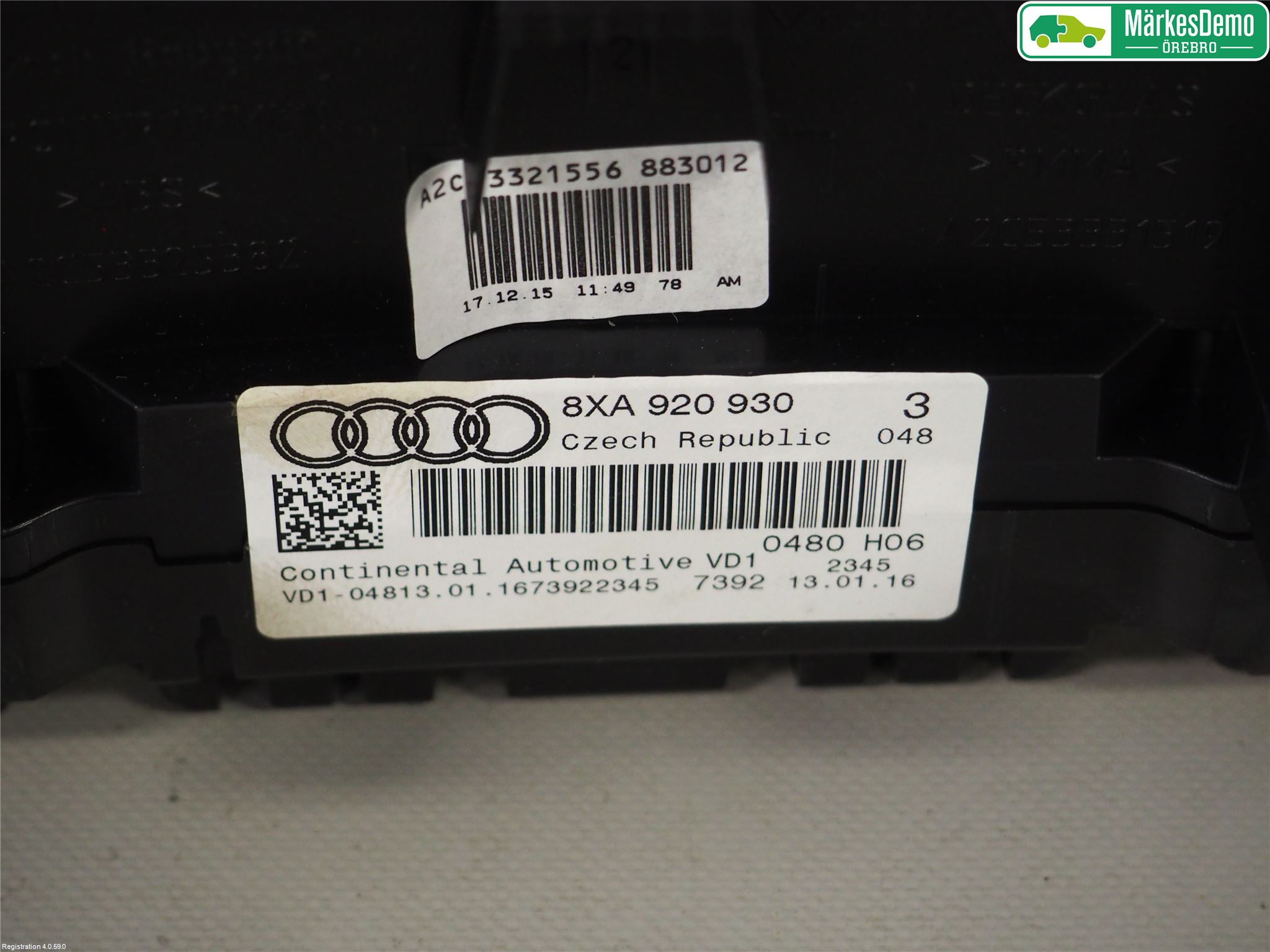 Audi A1/S1 11-18 Instr Kombinert