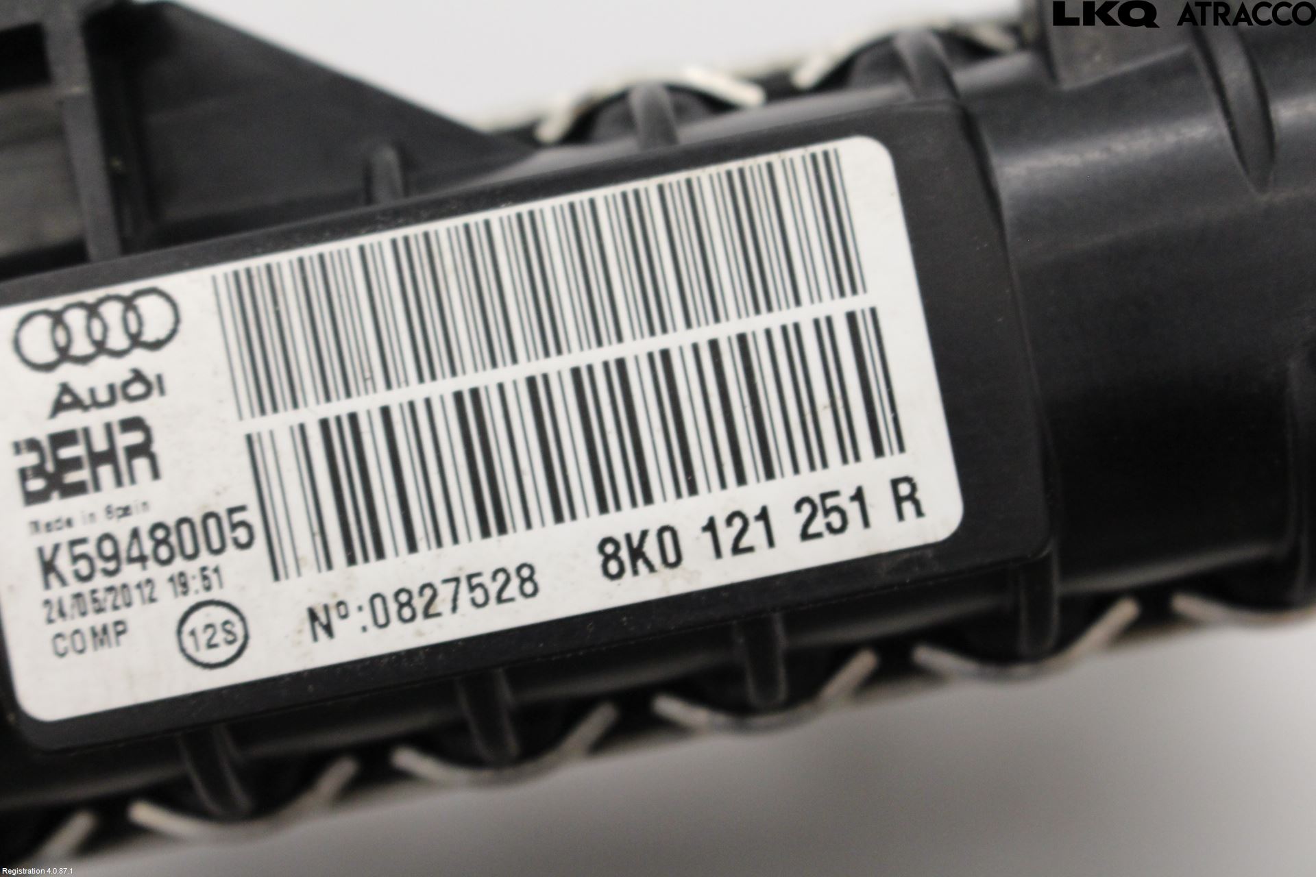 Audi A4 12-15 Radiator Manuell