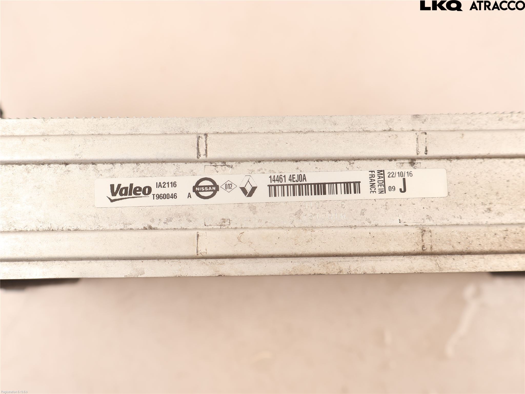 Nissan QASHQAI 14-17 Intercooler Radiator