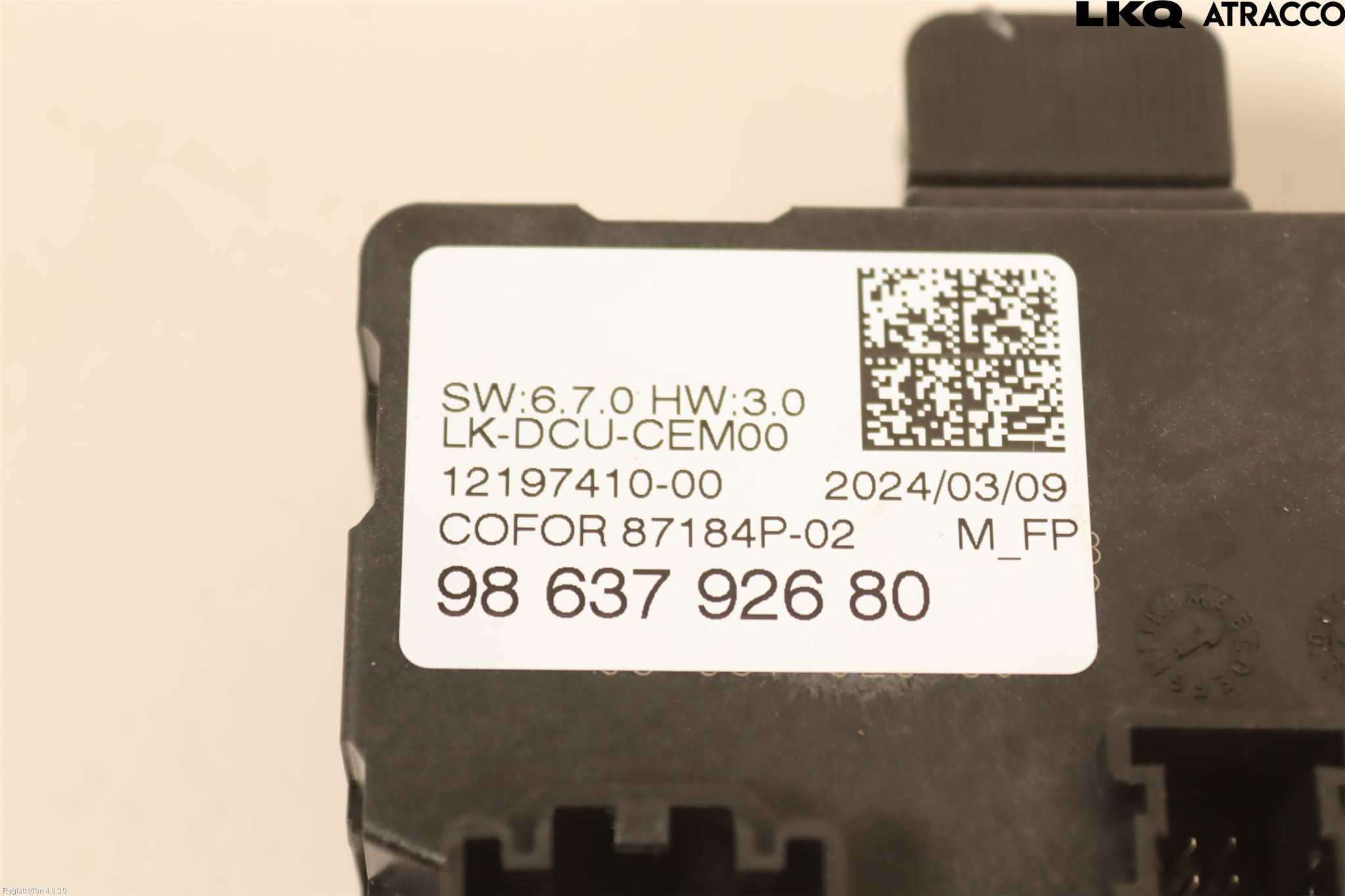 Peugeot 308/E-308 21- Styreenhet Dør