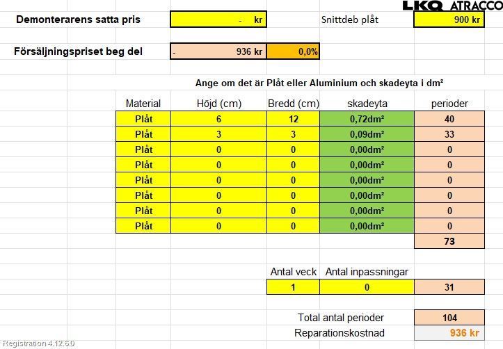 Audi A4/S4 08-11 Dør 4D Bak Venstre