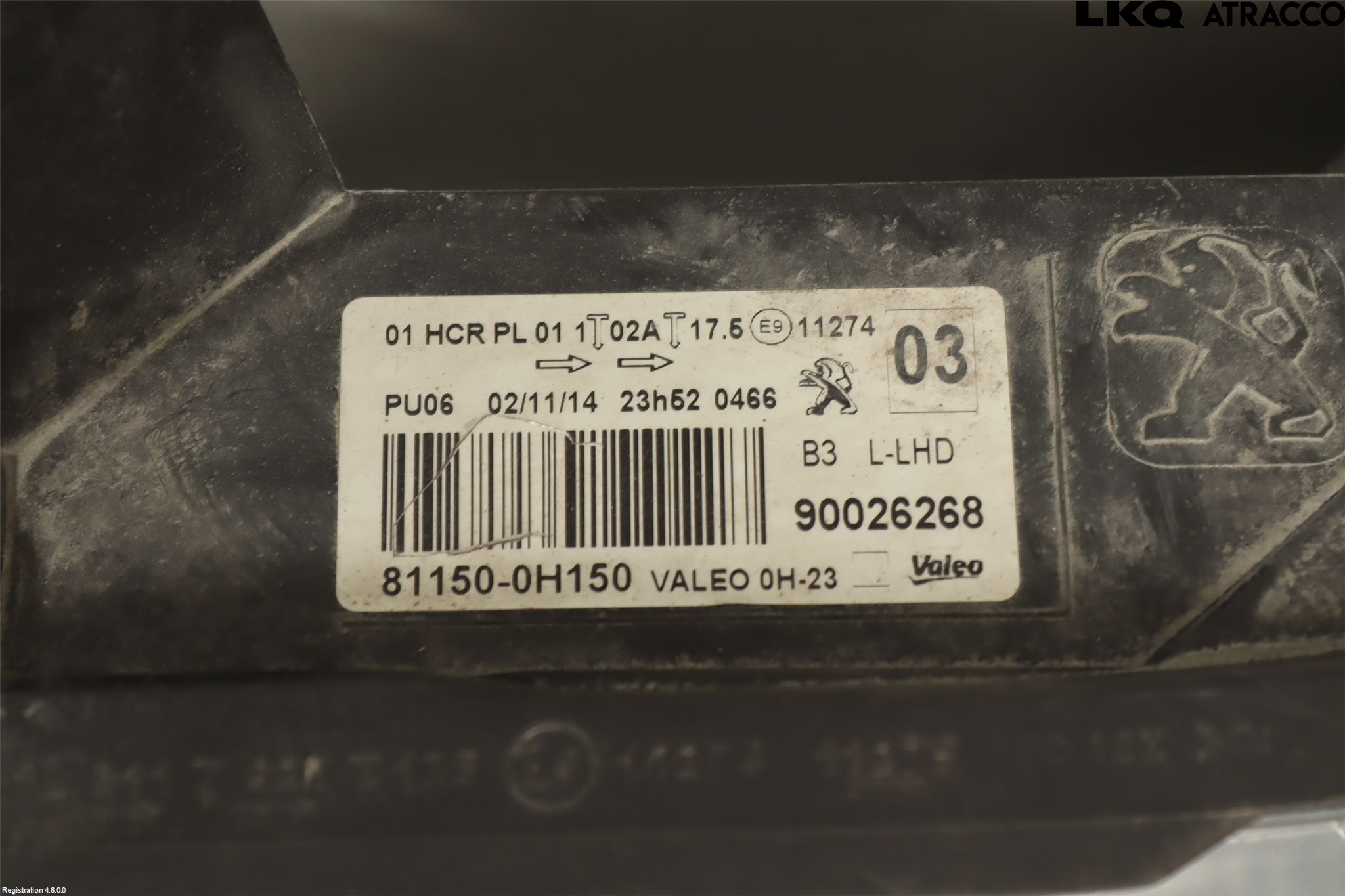 Peugeot 108 15-22 Frontlykt Venstre