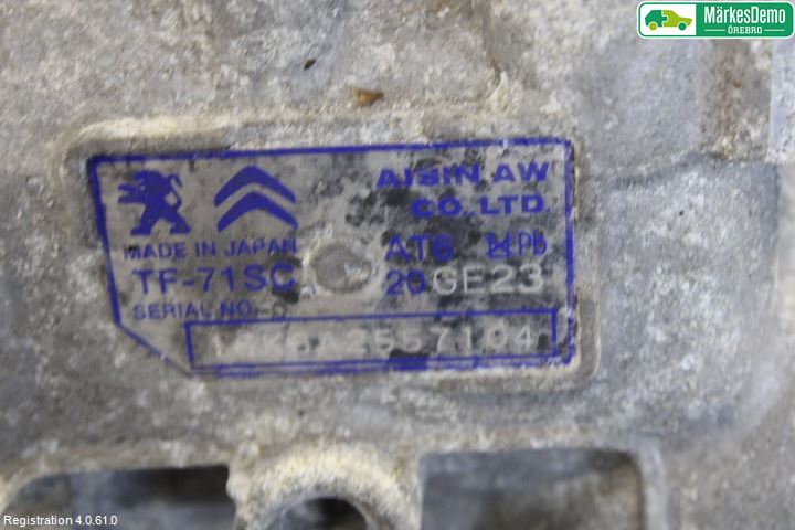 Peugeot 308 14-21 Gearkasse Automat
