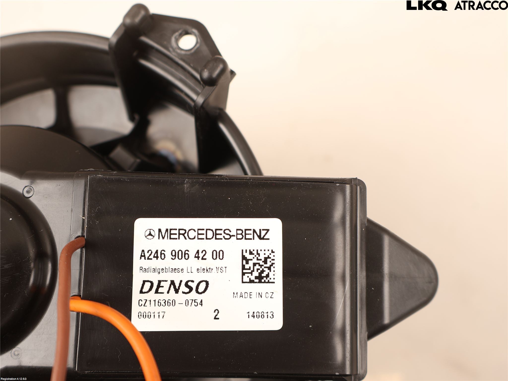 Mercedes-Benz MB B-KLASS (W246/W242) 12-19 Varme Ac Varmeapparatvifte