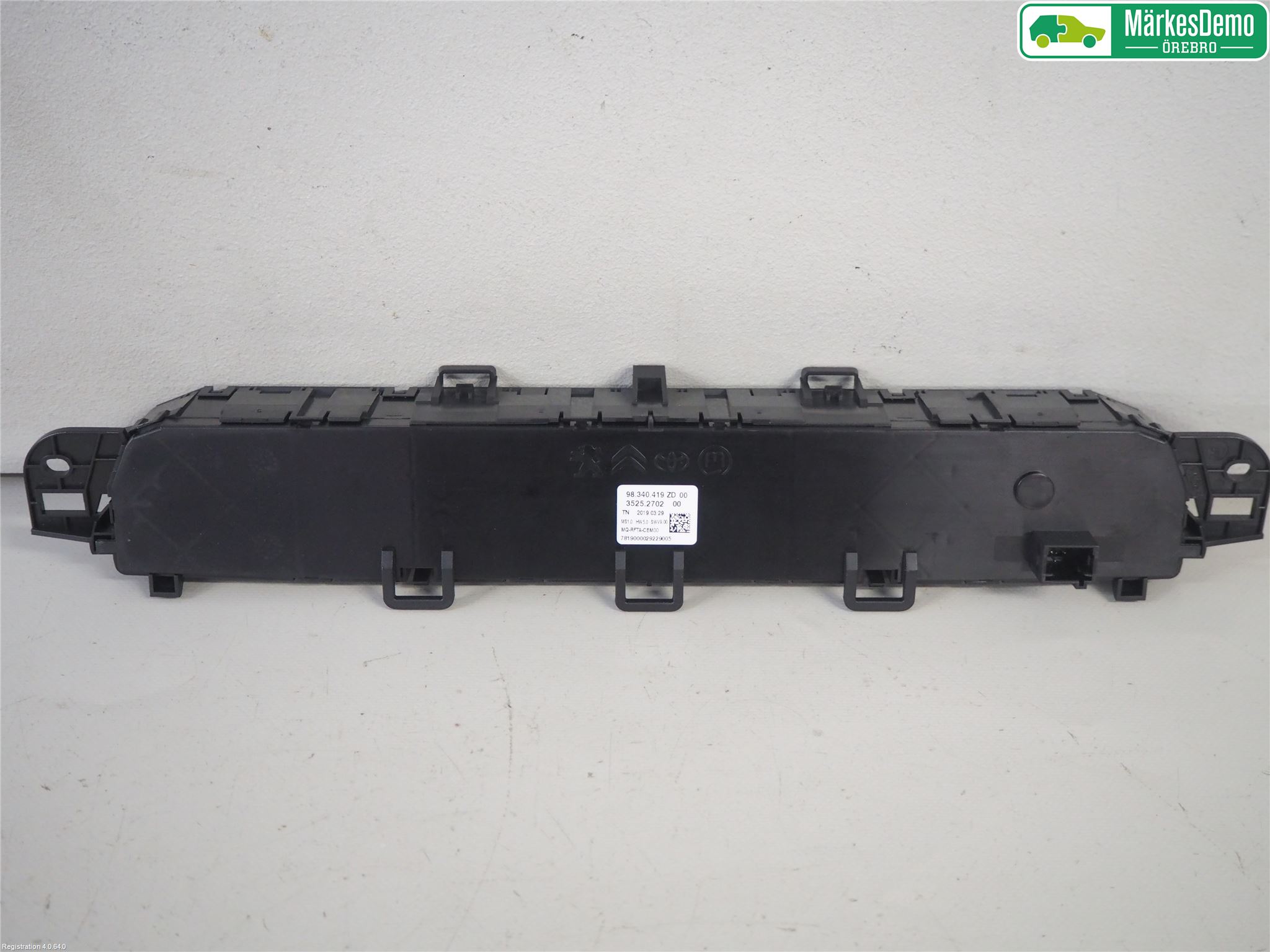 Citroen BERLINGO/E-BERLINGO 19- Varme Ac Betjening-Display