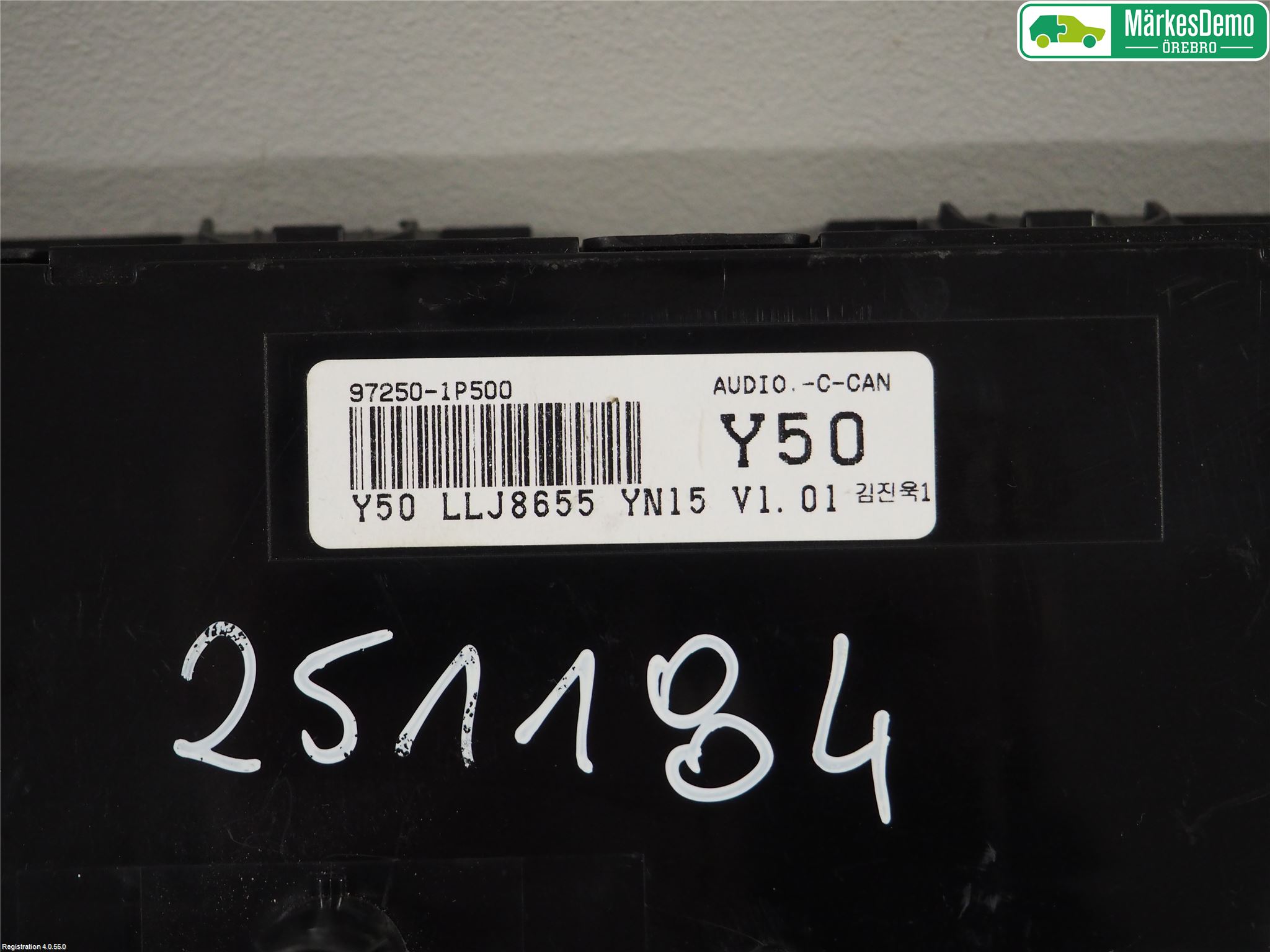 Kia VENGA 10-19 Varme Ac Betjening-Display