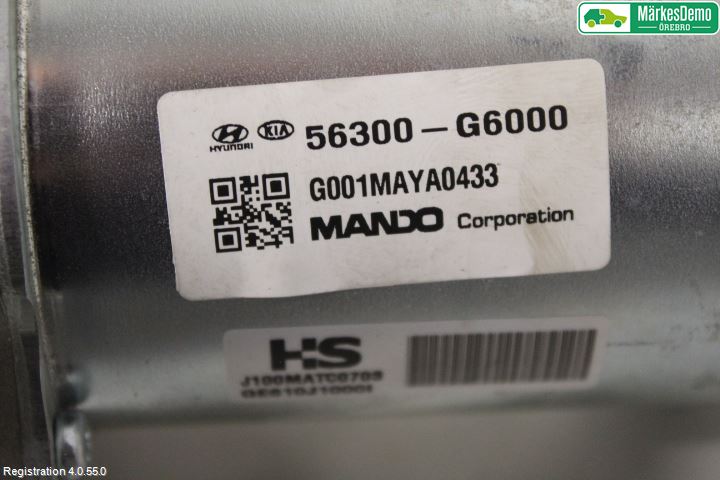 Kia PICANTO 17- Rattakselaggregat Innebygd Servo
