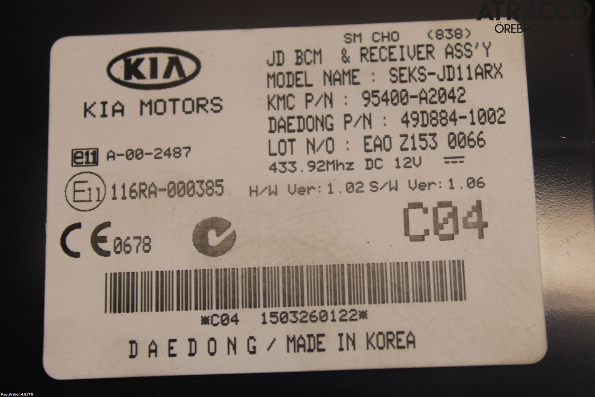 Kia CEED 12-18 Styreenhet Abs