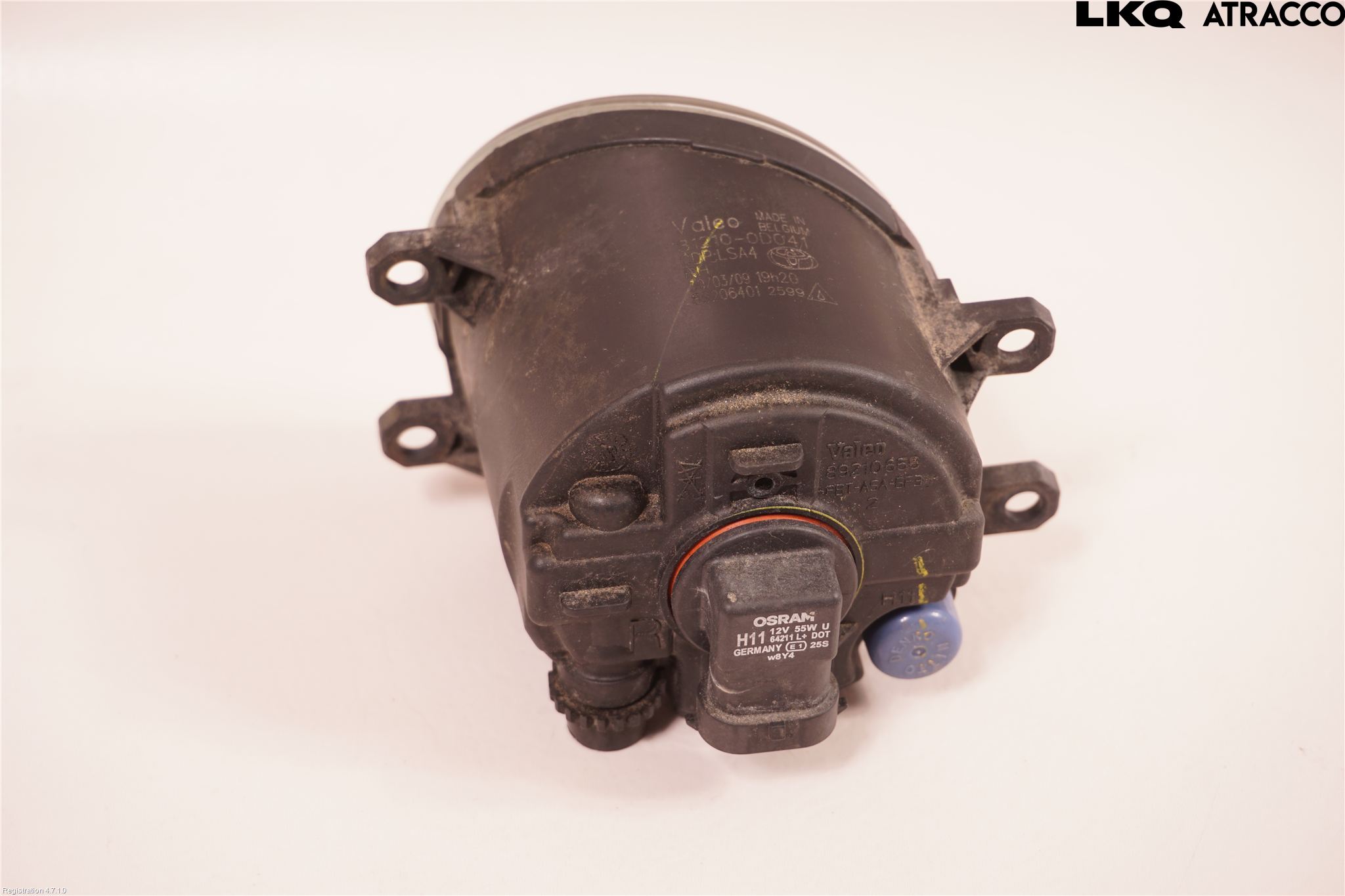 Toyota AURIS 07-09 Frontlykt-Kurve-Tåkelys