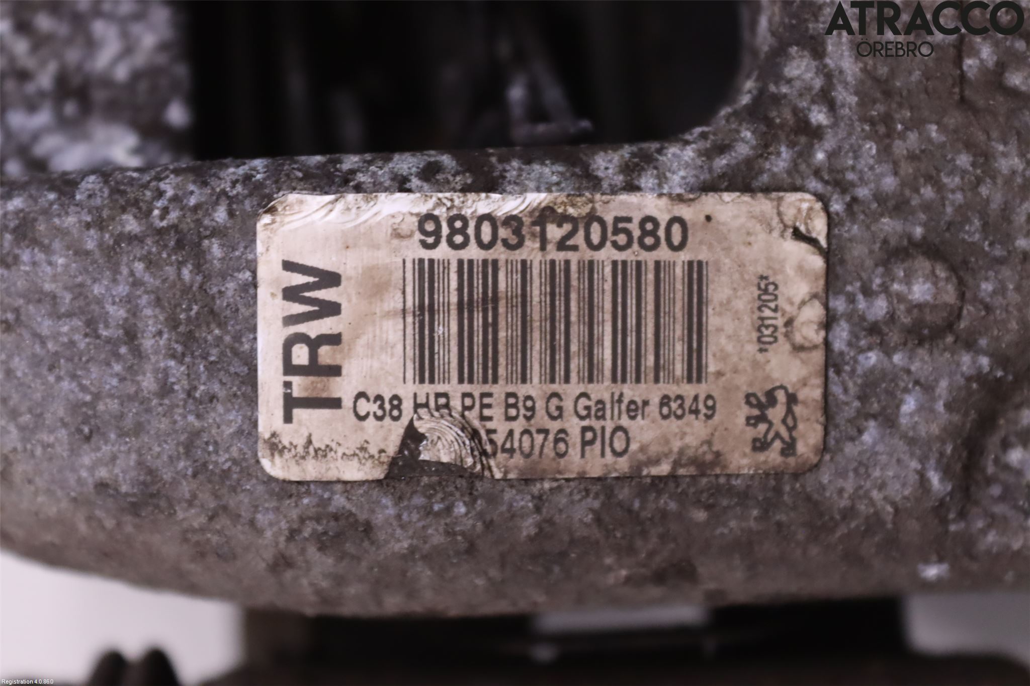 Citroen BERLINGO 08-18 Bremsecaliper Bak Venstre