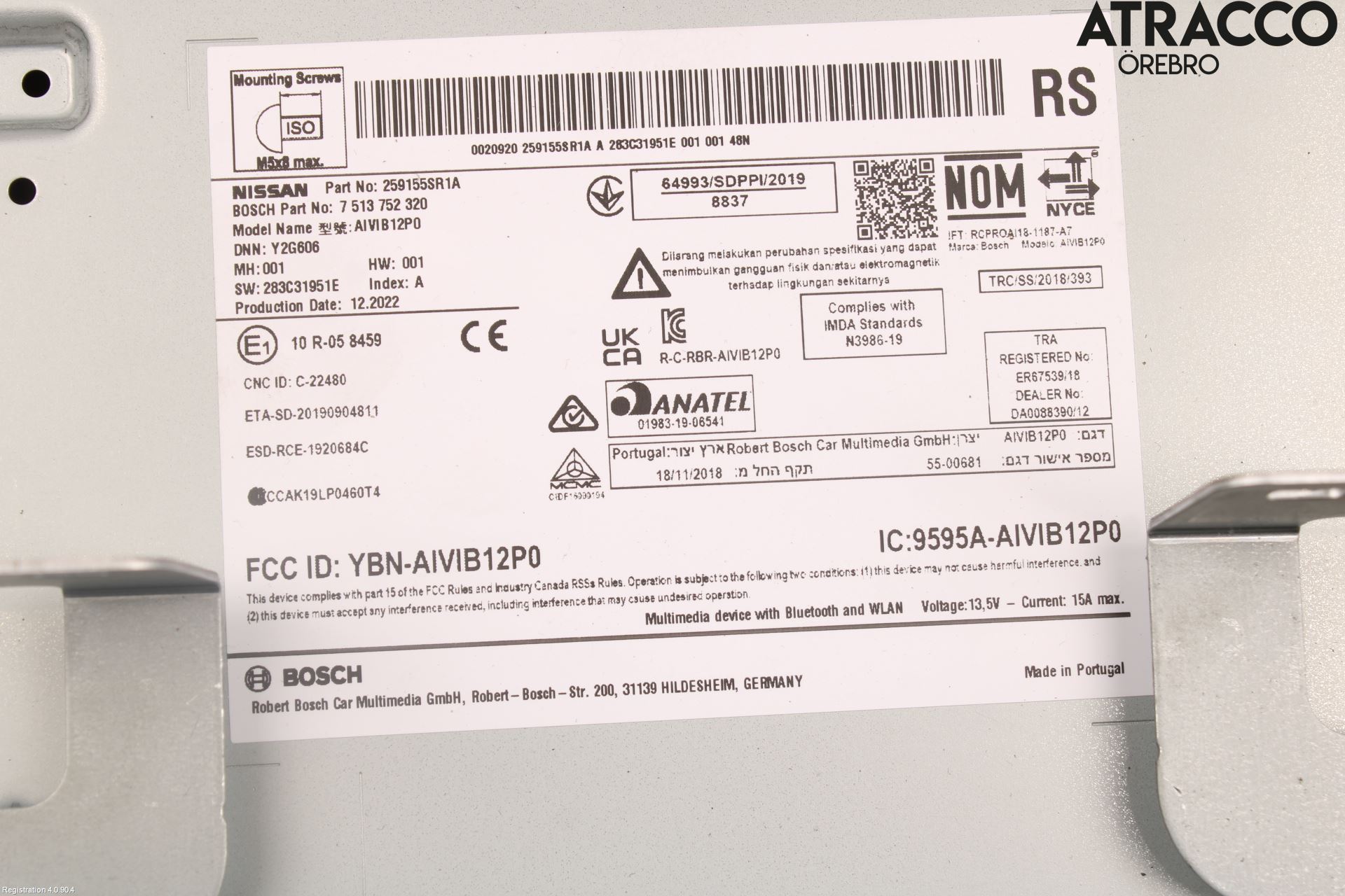 Nissan LEAF 18- Gps Navigator