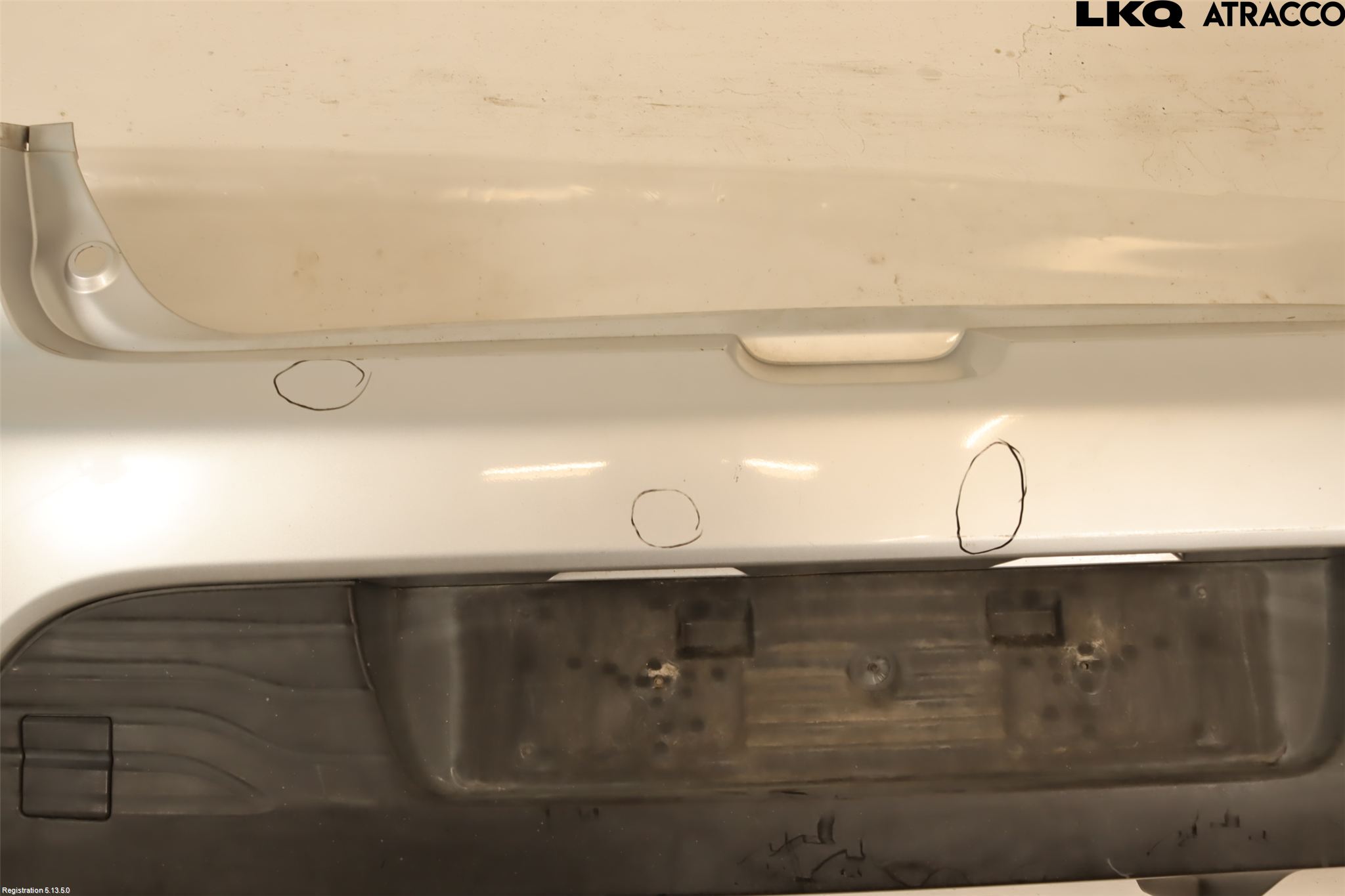 Renault CLIO IV 12-16 Støtfanger Bak Overtrekk