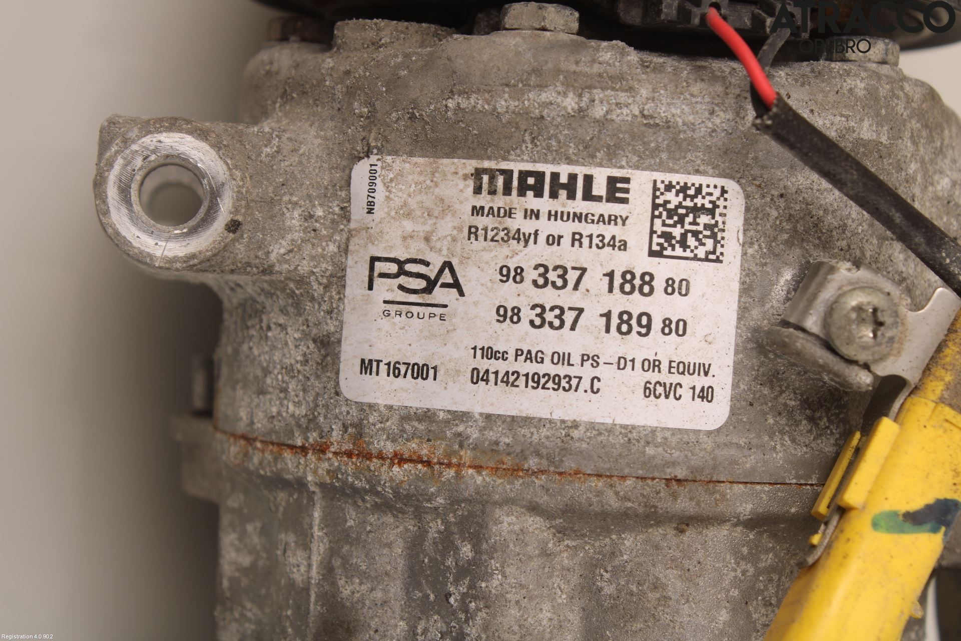 Citroen C4/E-C4 C4X/E-C4X III 21- Varme Ac Kompressor