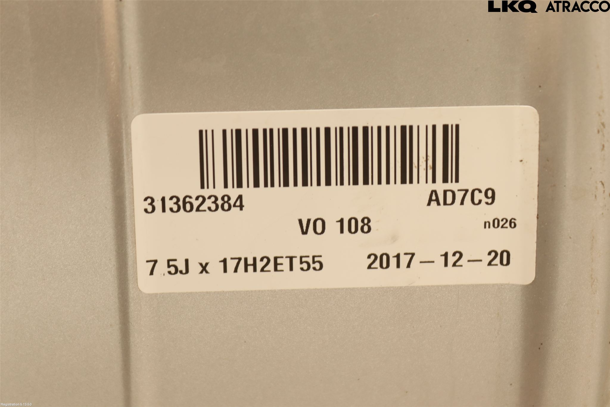 Volvo XC70 14-16 Felg Aluminium