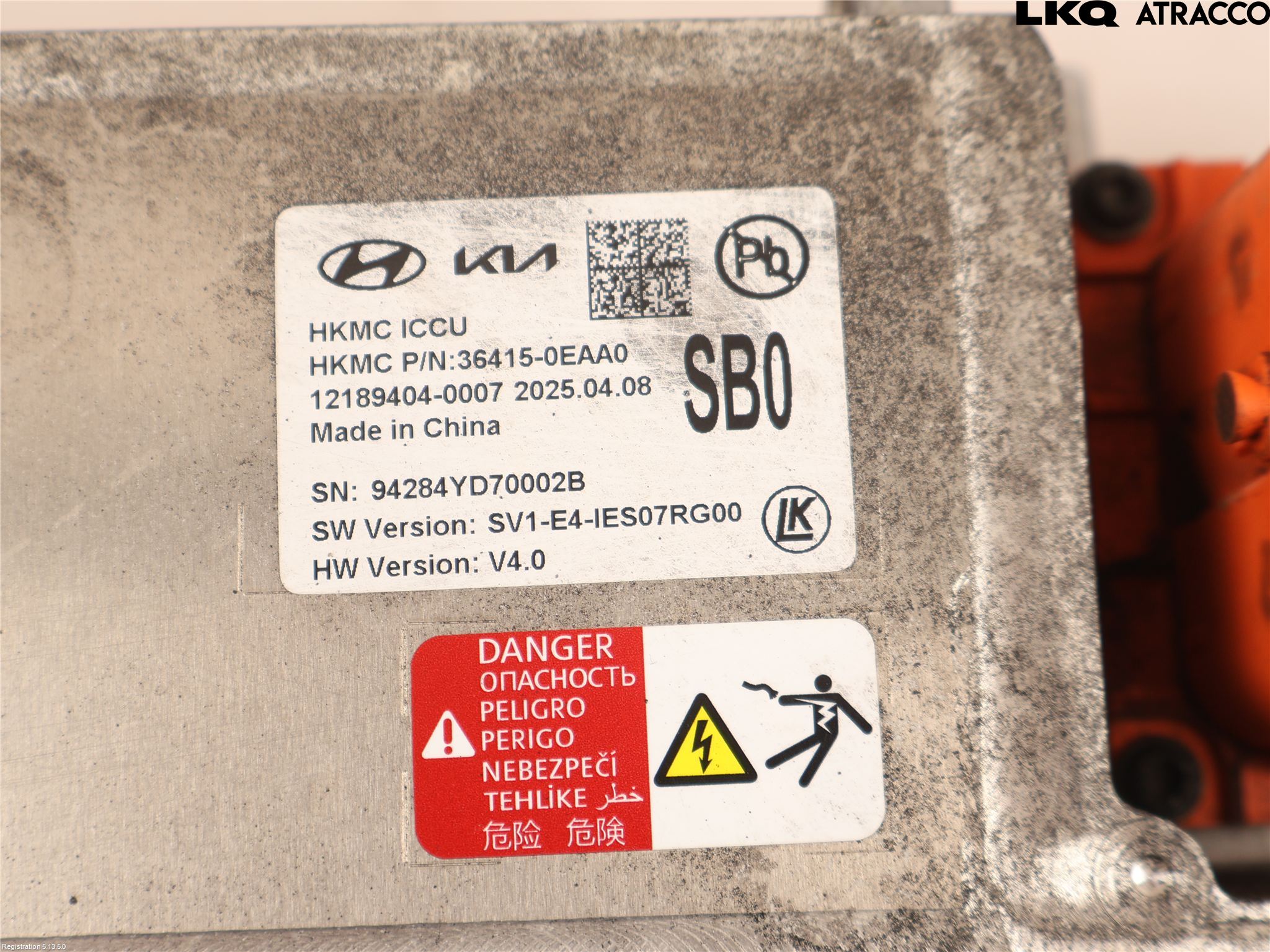 Kia EV6 (CV) 22- Batterilader Hybrid
