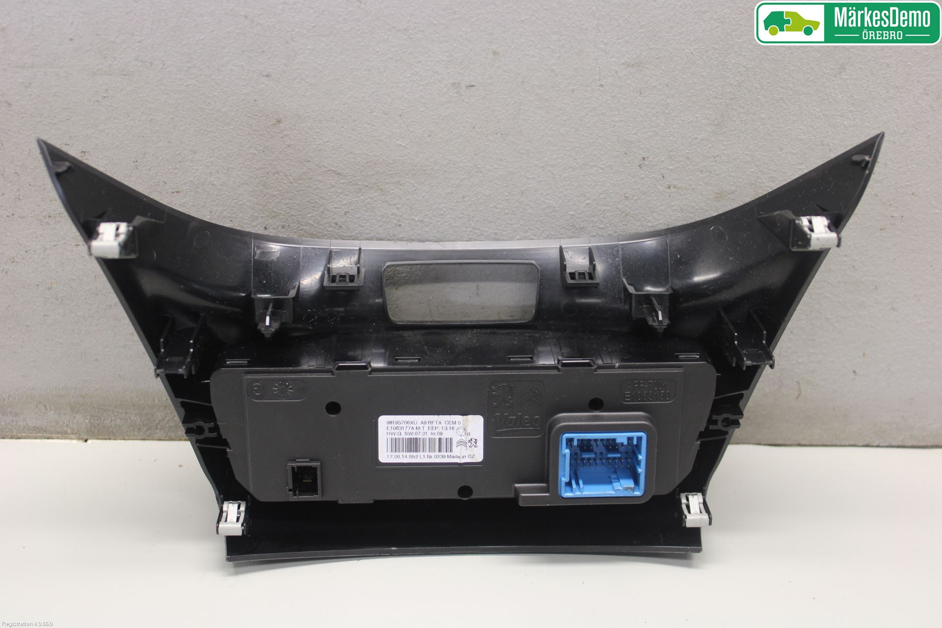 Peugeot 2008 13-20 Varme Ac Betjening-Display