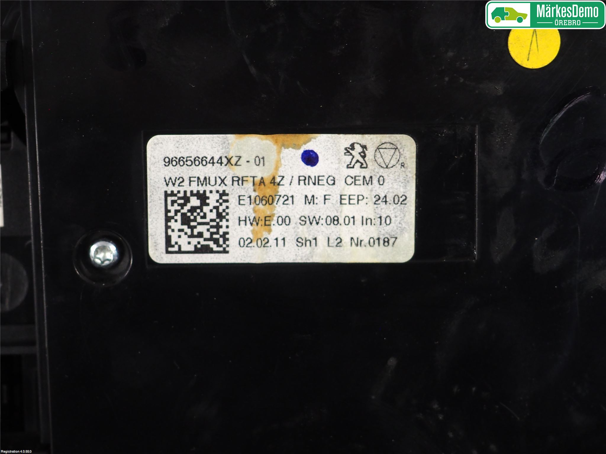 Peugeot 508 11-18 Varme Ac Betjening-Display