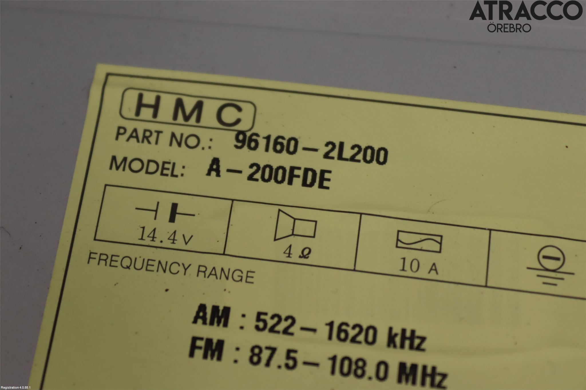 Hyundai i30 FD 07-12 Stereo Radio Med Cd