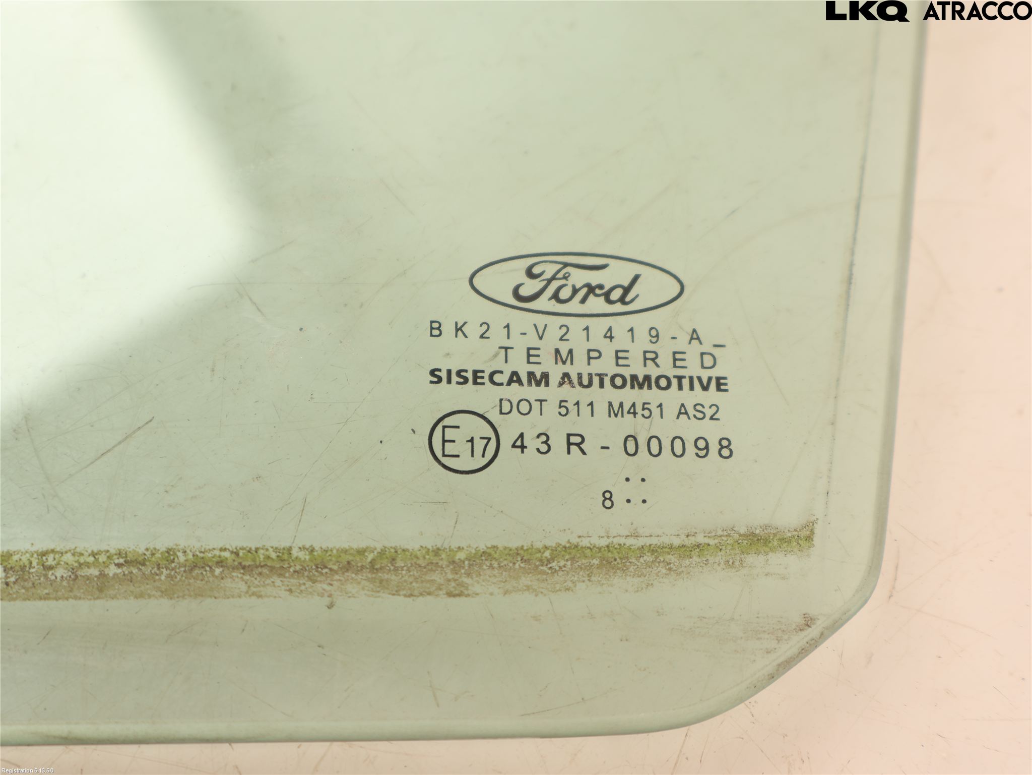 Ford TRANSIT SKÅP/BUSS 14-22 Dørrute Foran Høyre Trekant