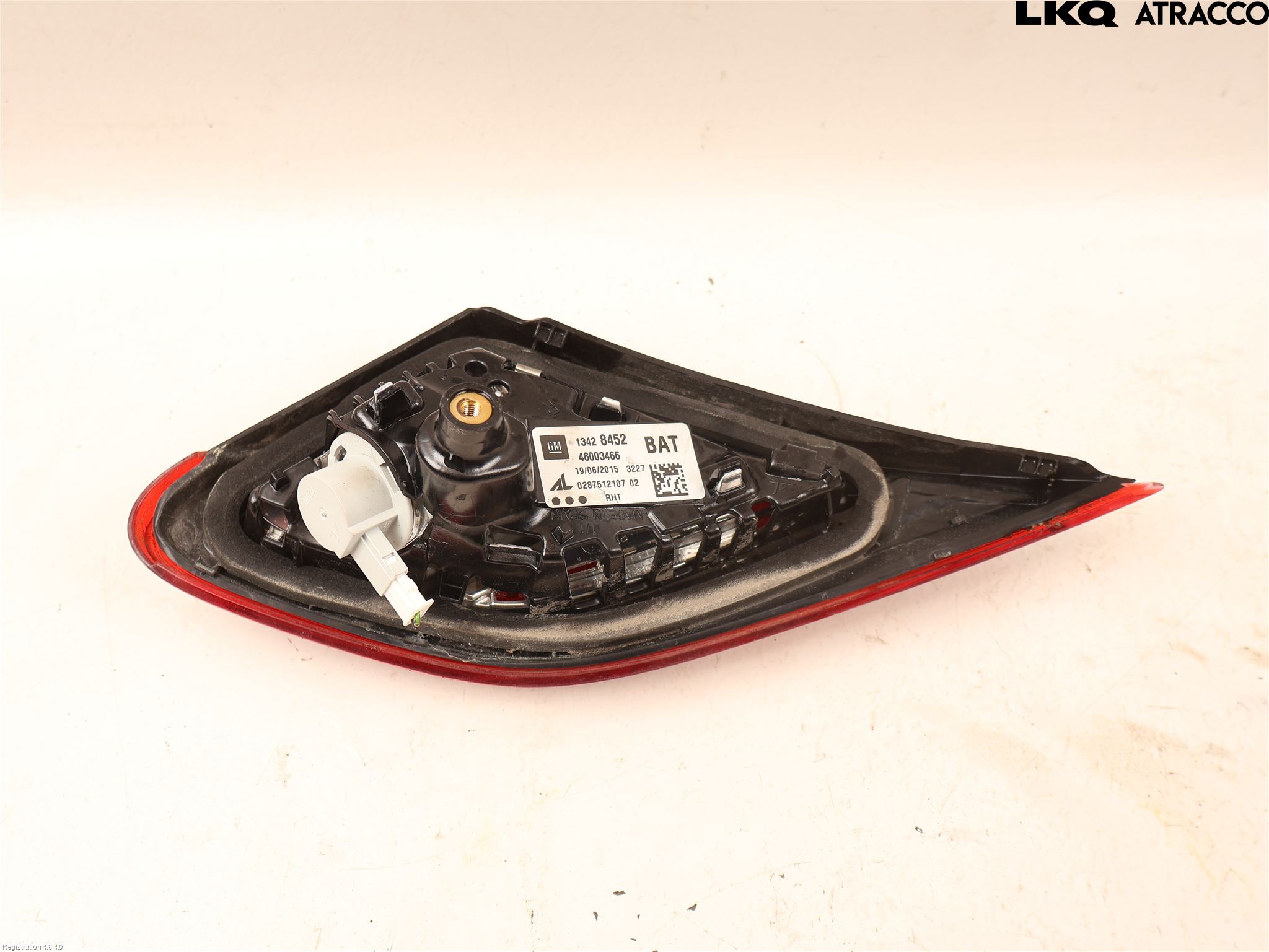 Opel CORSA E 15-19 Baklykt Høyre  På Luke(Indre)