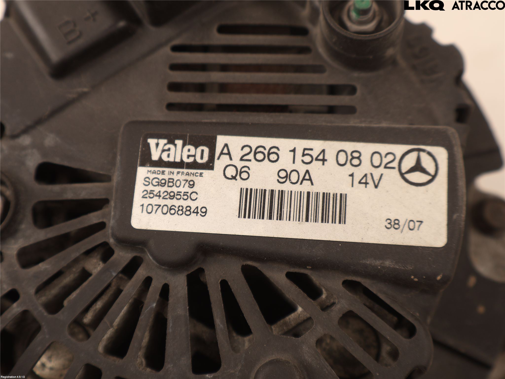 Mercedes-Benz MB A-KLASS (W169) 04-12 Dynamo