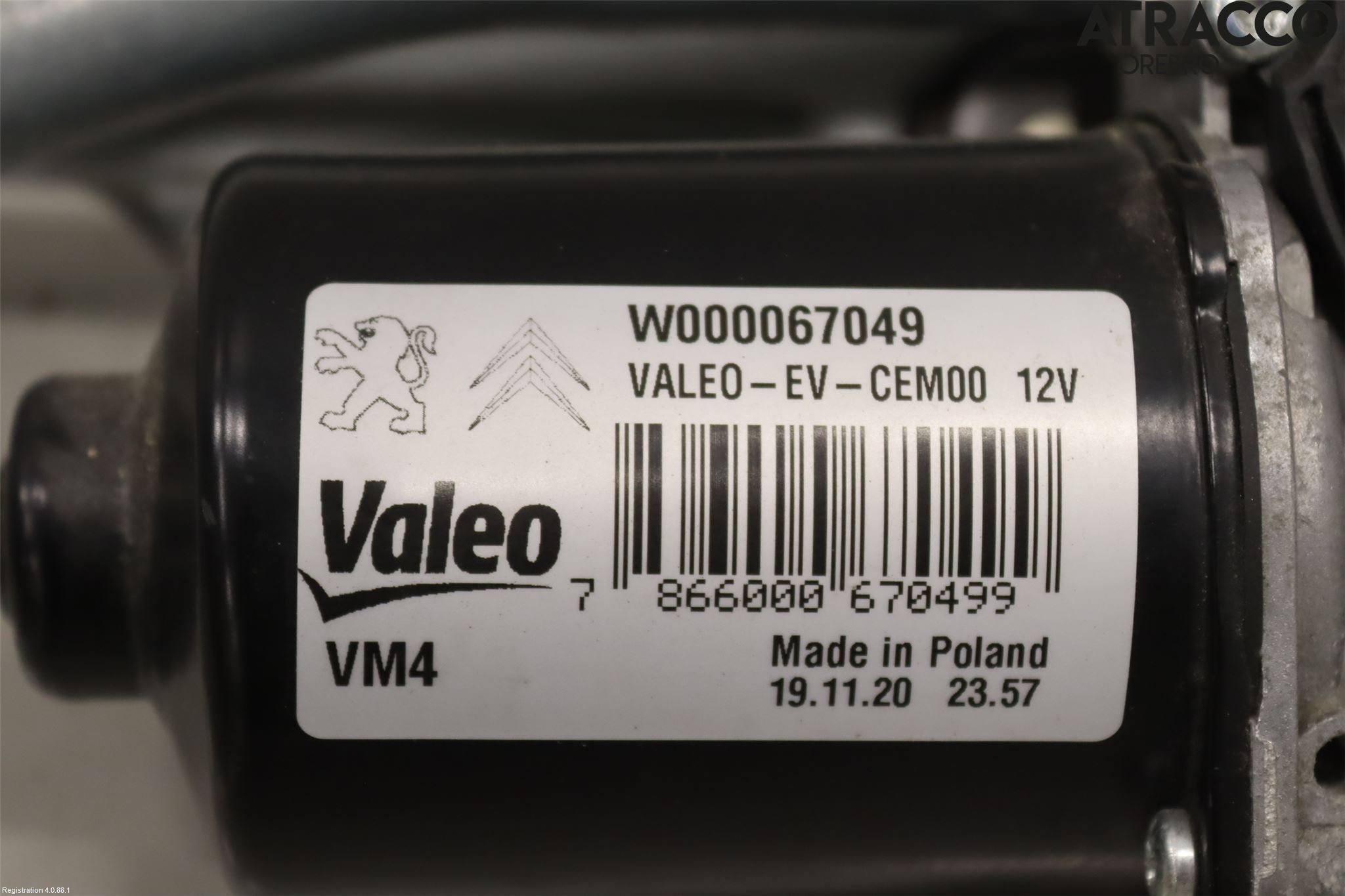 Peugeot EXPERT/E-EXPERT 17- Viskeroverføring Frontrute