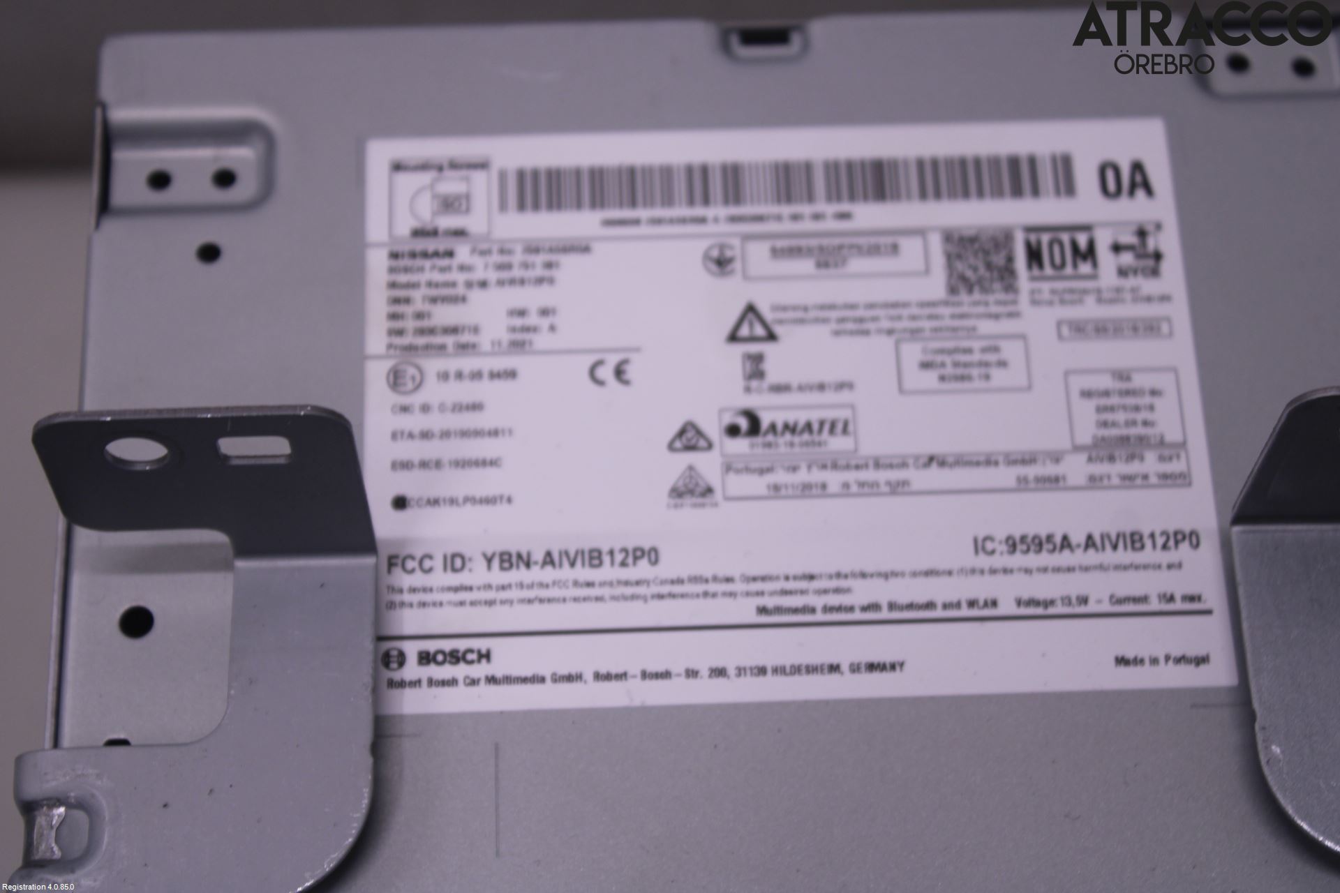 Nissan LEAF 18- Stereo Radio Med Cd