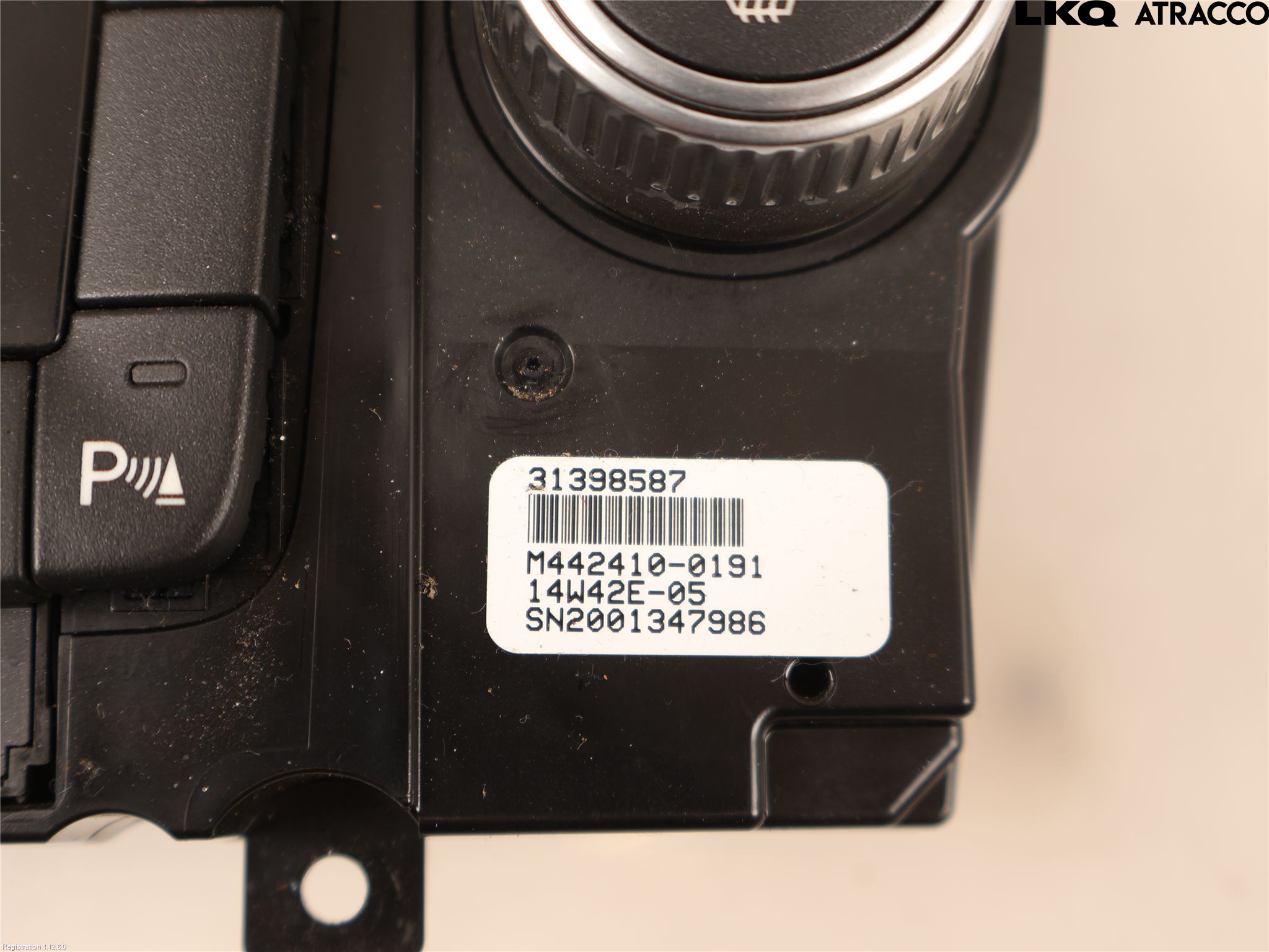 Volvo V60 14-18 Varme Ac Betjening-Display