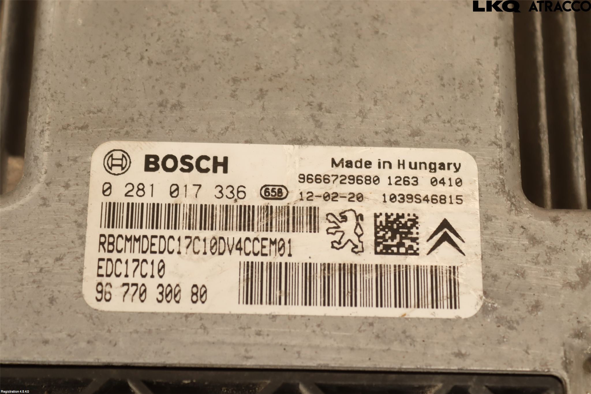 Peugeot 207 Styreenhet Dieselpumpe