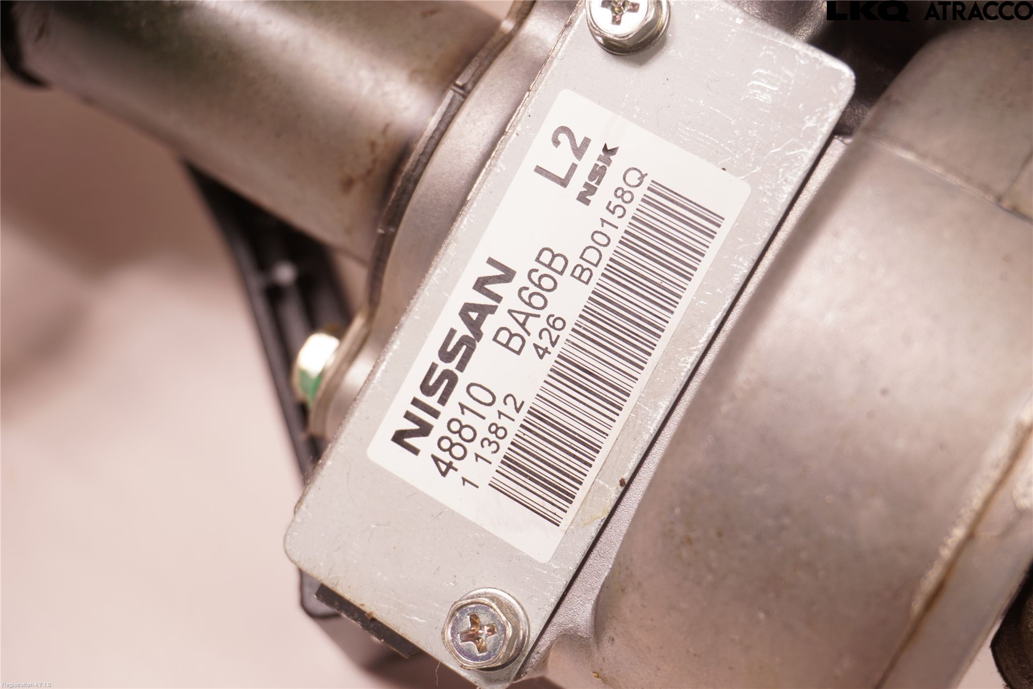 Nissan JUKE 10-14 Rattakselaggregat Innebygd Servo