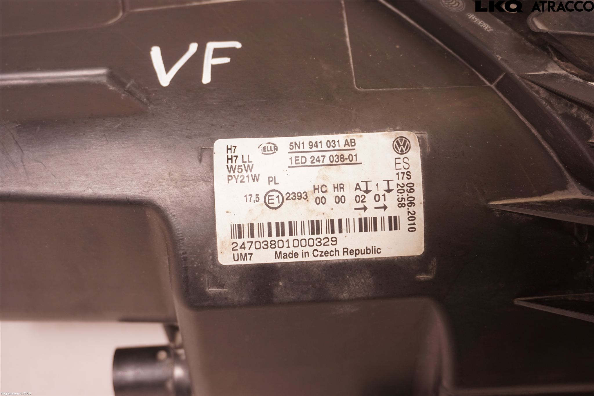 Volkswagen VW TIGUAN 07-16 Frontlykt Venstre