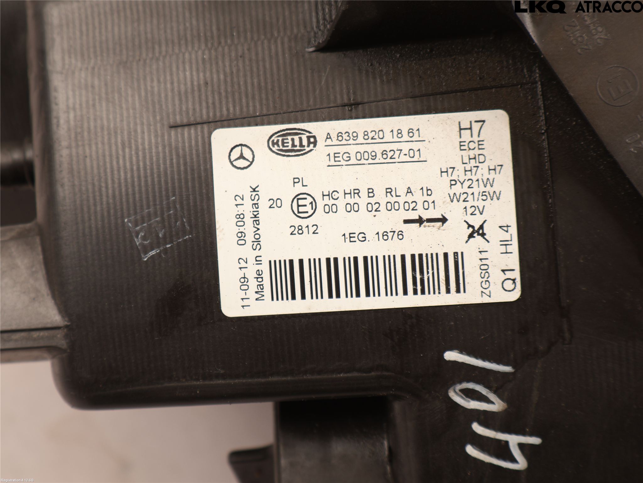 Mercedes-Benz MB VITO/VIANO (W639) 04-14 Frontlykt Venstre