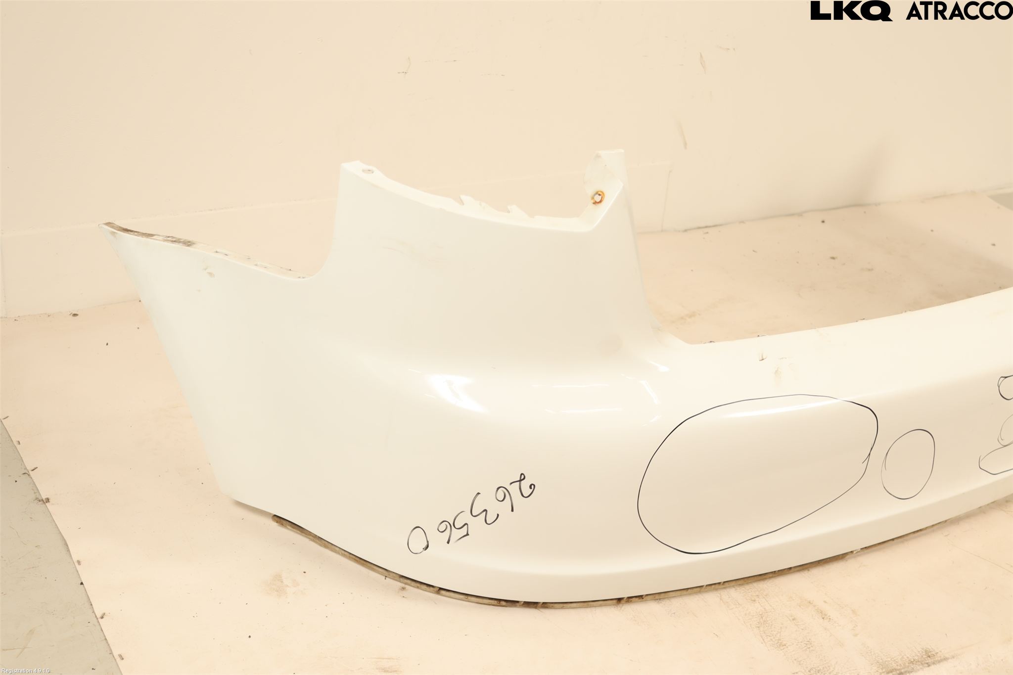 Audi A3/S3 05-13 Støtfanger Bak Overtrekk