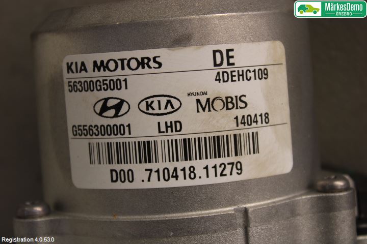 Kia NIRO (DE) 17-22 Rattakselaggregat Innebygd Servo