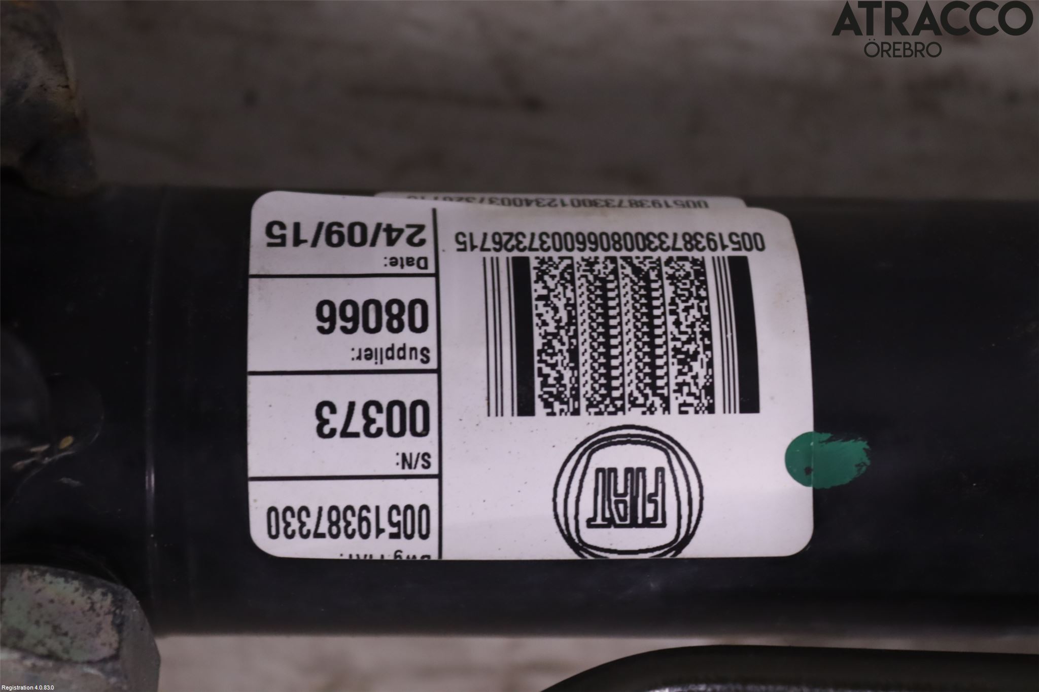 Fiat DOBLO CARGO Servo Snekke - Tannstang