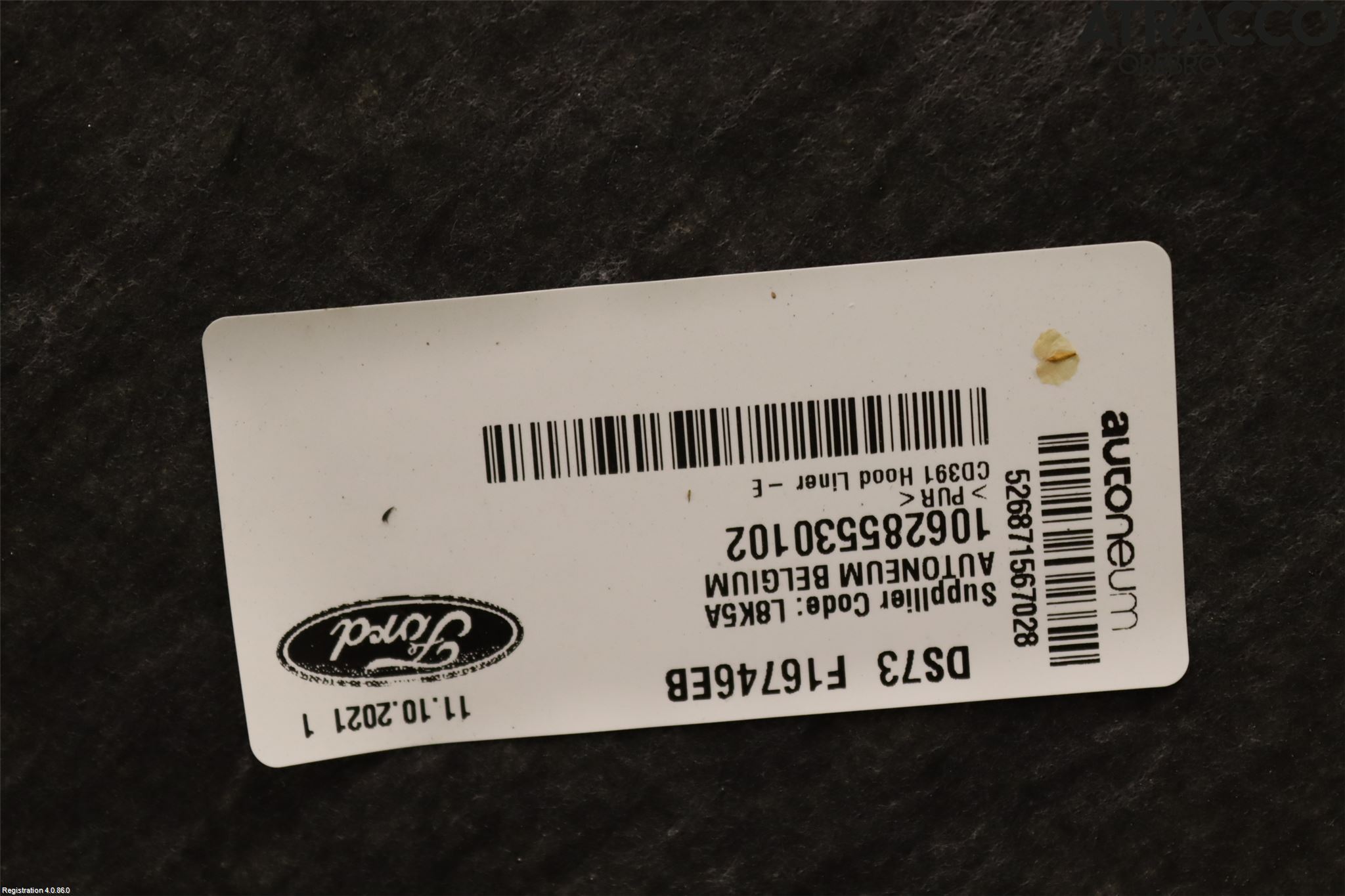 Ford MONDEO 15-22 Panserisolasjon