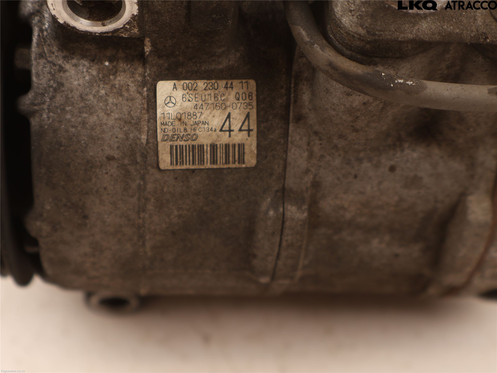 Mercedes-Benz MB E-KLASS (W212) 09-16 Varme Ac Kompressor