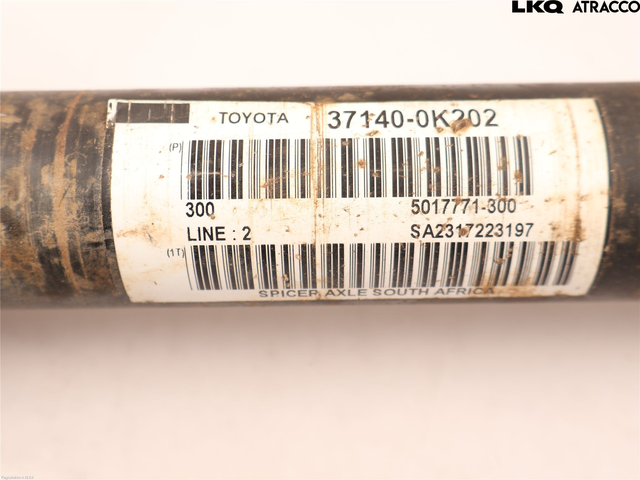 Toyota HILUX 16- Mellomaksel Fremre 4Wd