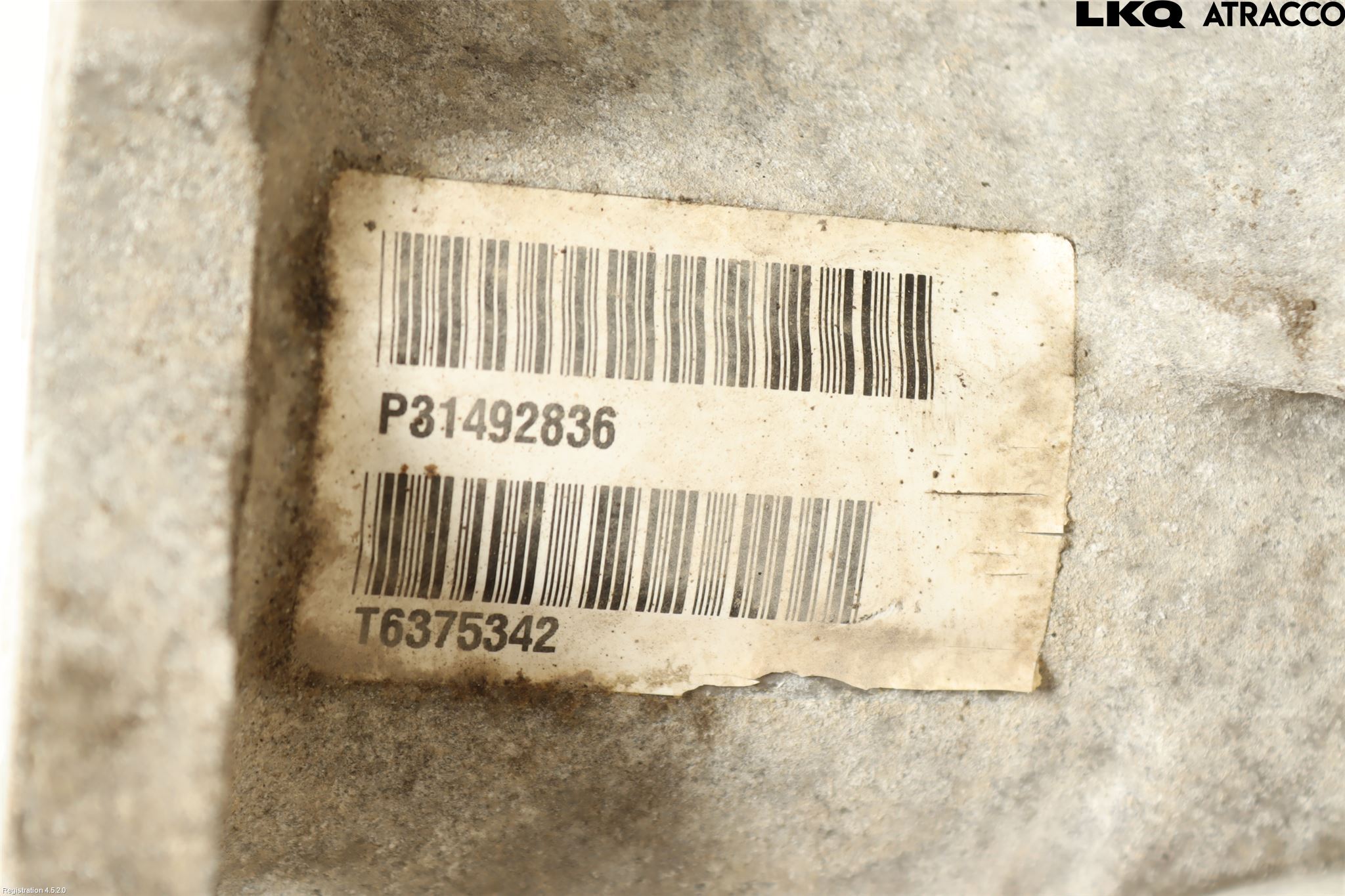 Volvo V60 19- Gearkasse Fordelingskasse