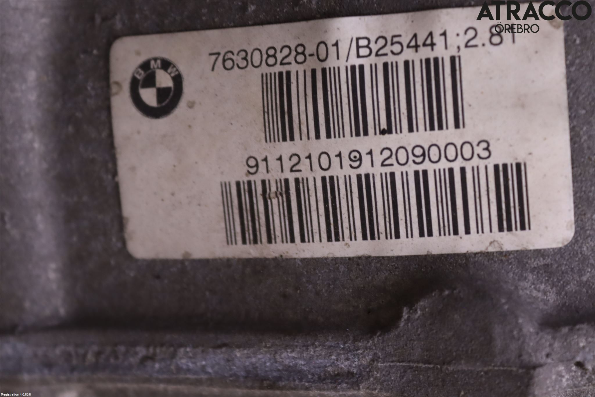 BMW 5 F10/F11/F18 09-17 Bakaksel Kardang Bak -Diff