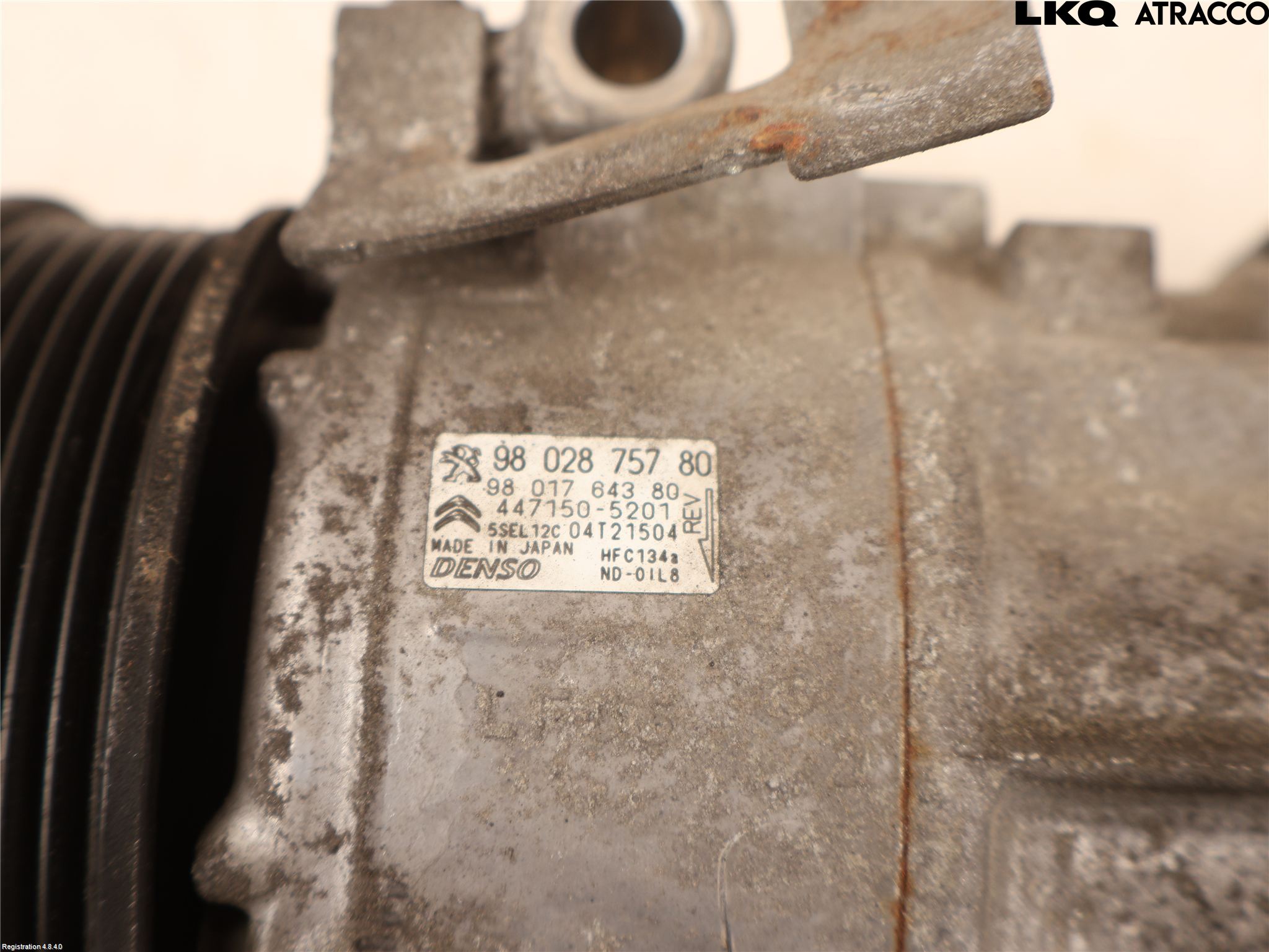 Citroen C4 II 11-18 Varme Ac Kompressor