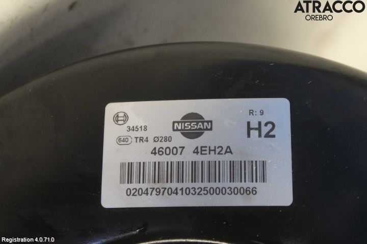 Nissan QASHQAI 17-21 Bremseservo