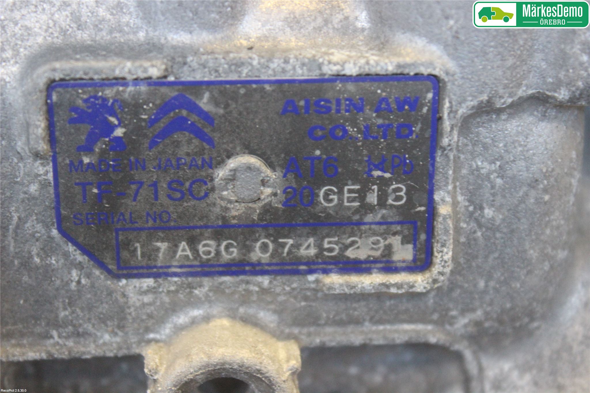 Citroen C4 GRAND PICASSO 14-18 Gearkasse Automat