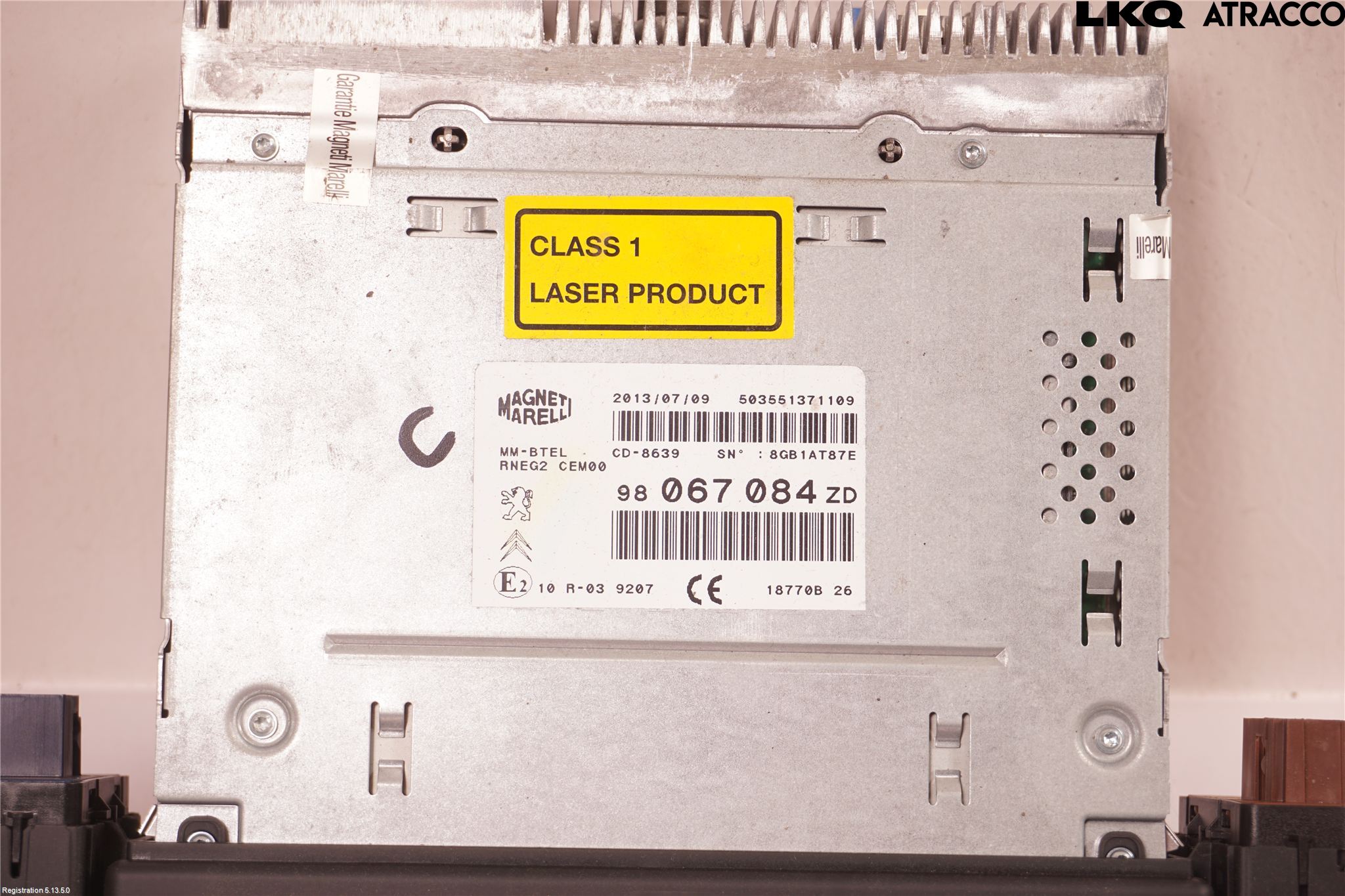 Citroen C5 08-17 Stereo Radio Med Cd