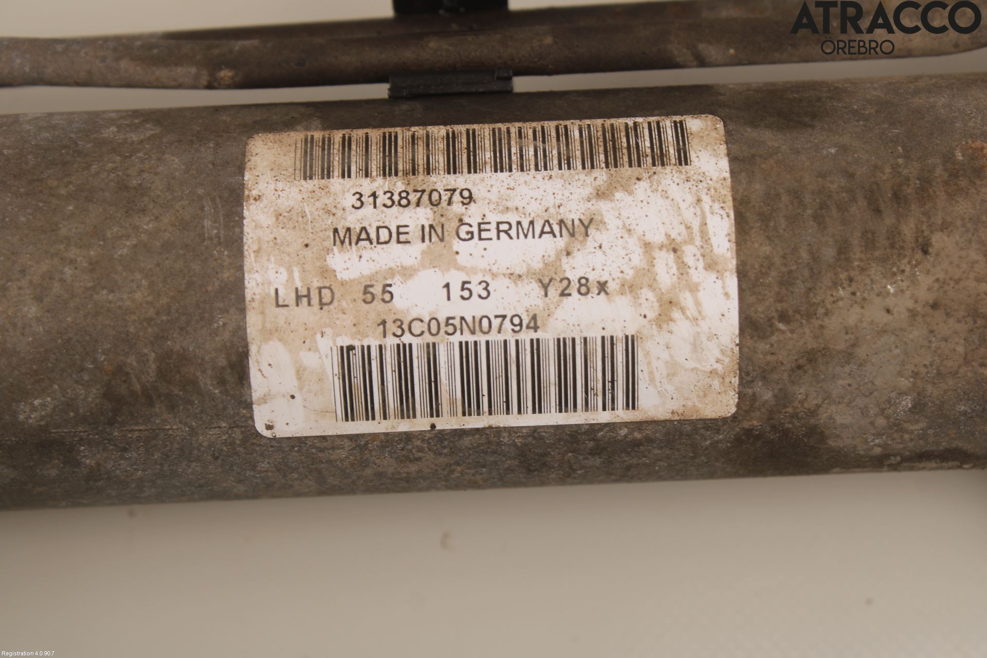 Volvo V70 08-13 Servo Snekke - Tannstang