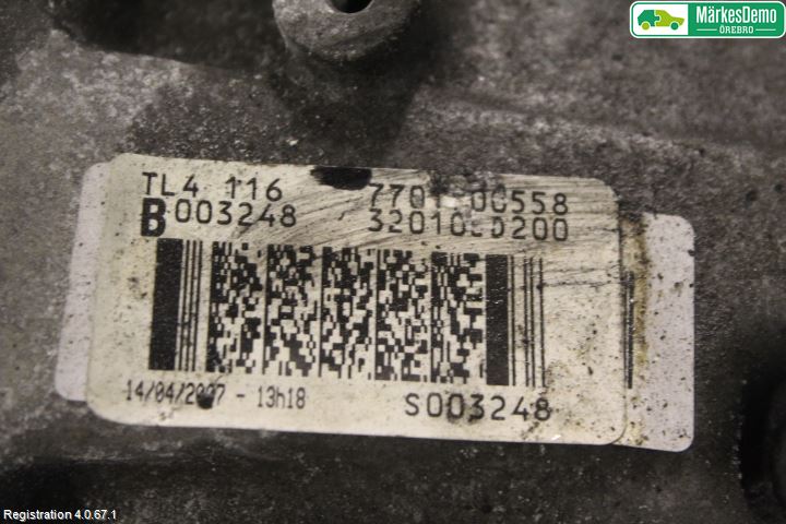 Nissan QASHQAI   07-10 Gearkasse 6 Trinn