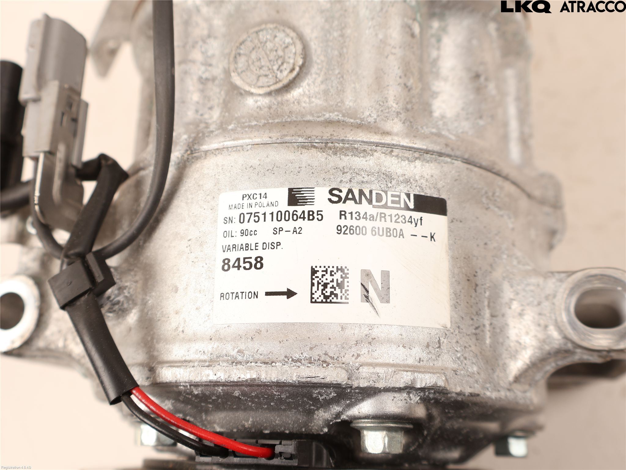Nissan QASHQAI 21- Varme Ac Kompressor