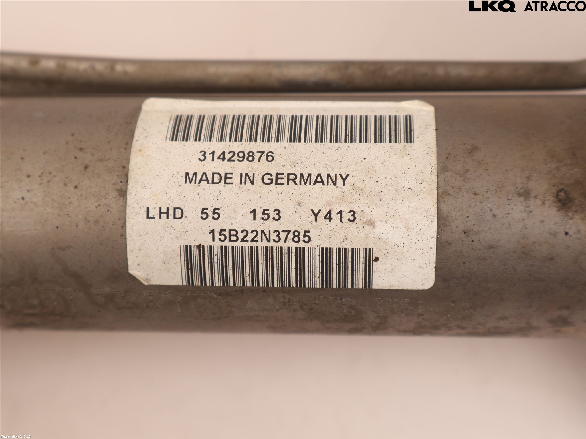 Volvo XC60 14-17 Servo Snekke - Tannstang