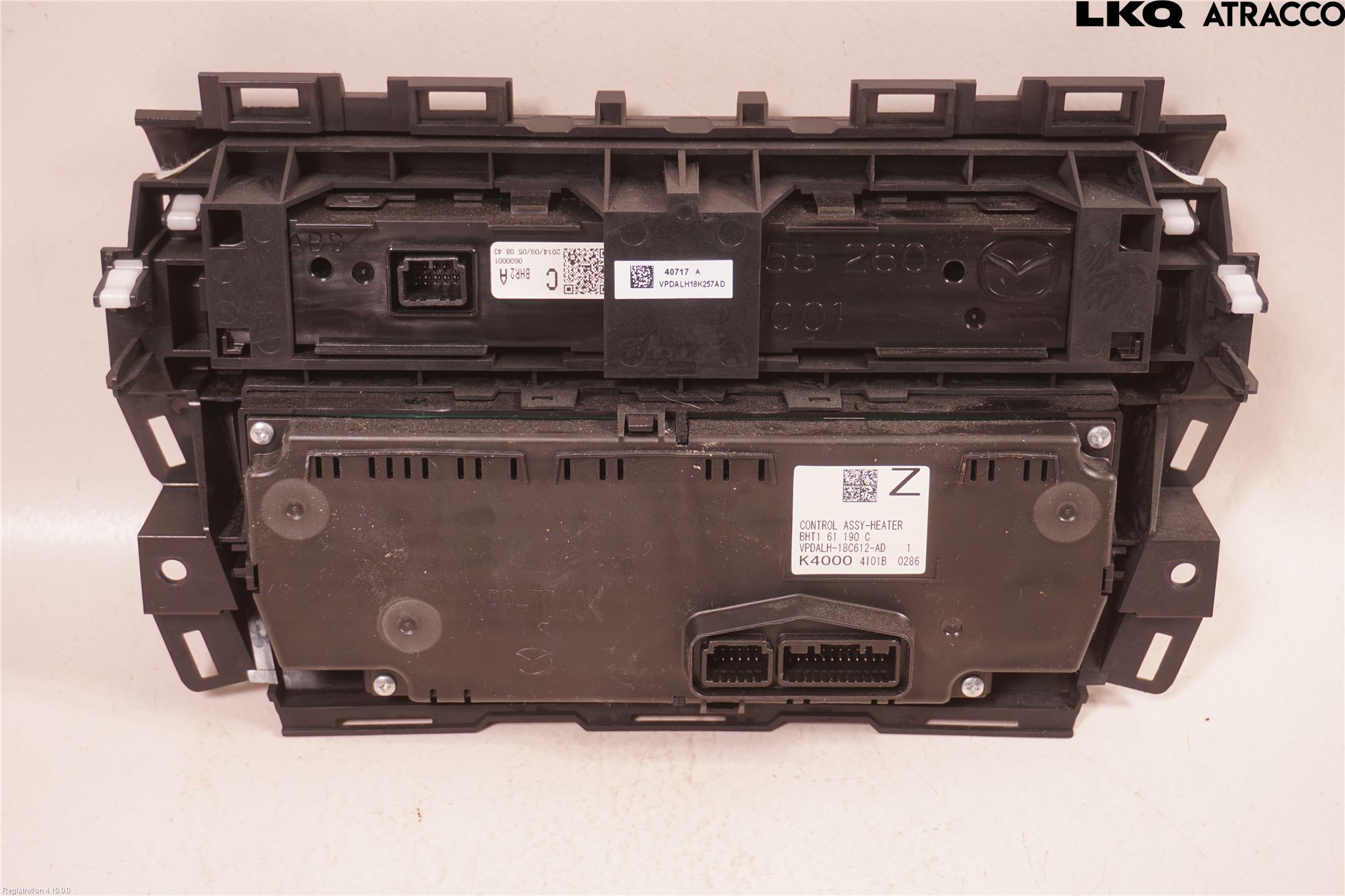 Mazda 3 III 14-19 Varme Ac Betjening-Display