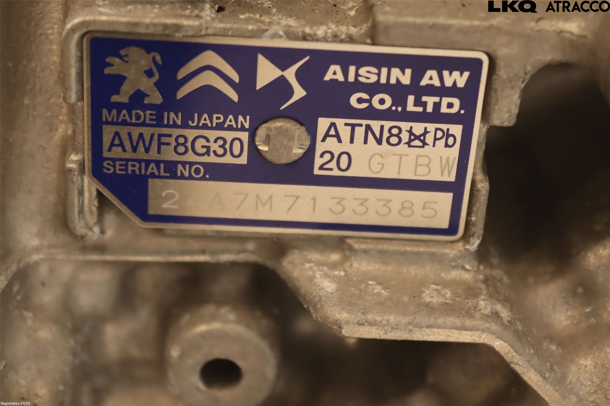 Peugeot 308/E-308 21- Gearkasse Automat